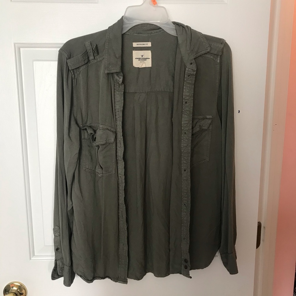 Army green jacket